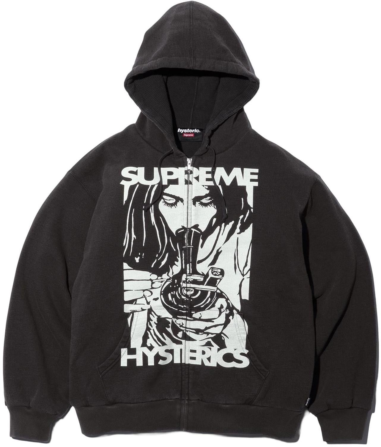 Supreme®/HYSTERIC GLAMOUR Thermal Lined Zip Up Hooded Sweatshirt view 3